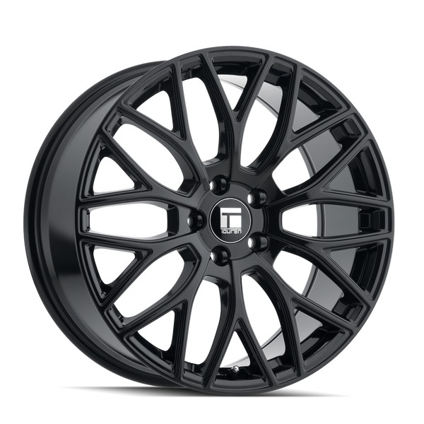3276 (TR76) GLOSS BLACK 17x8 5x100 et35 cb56.1