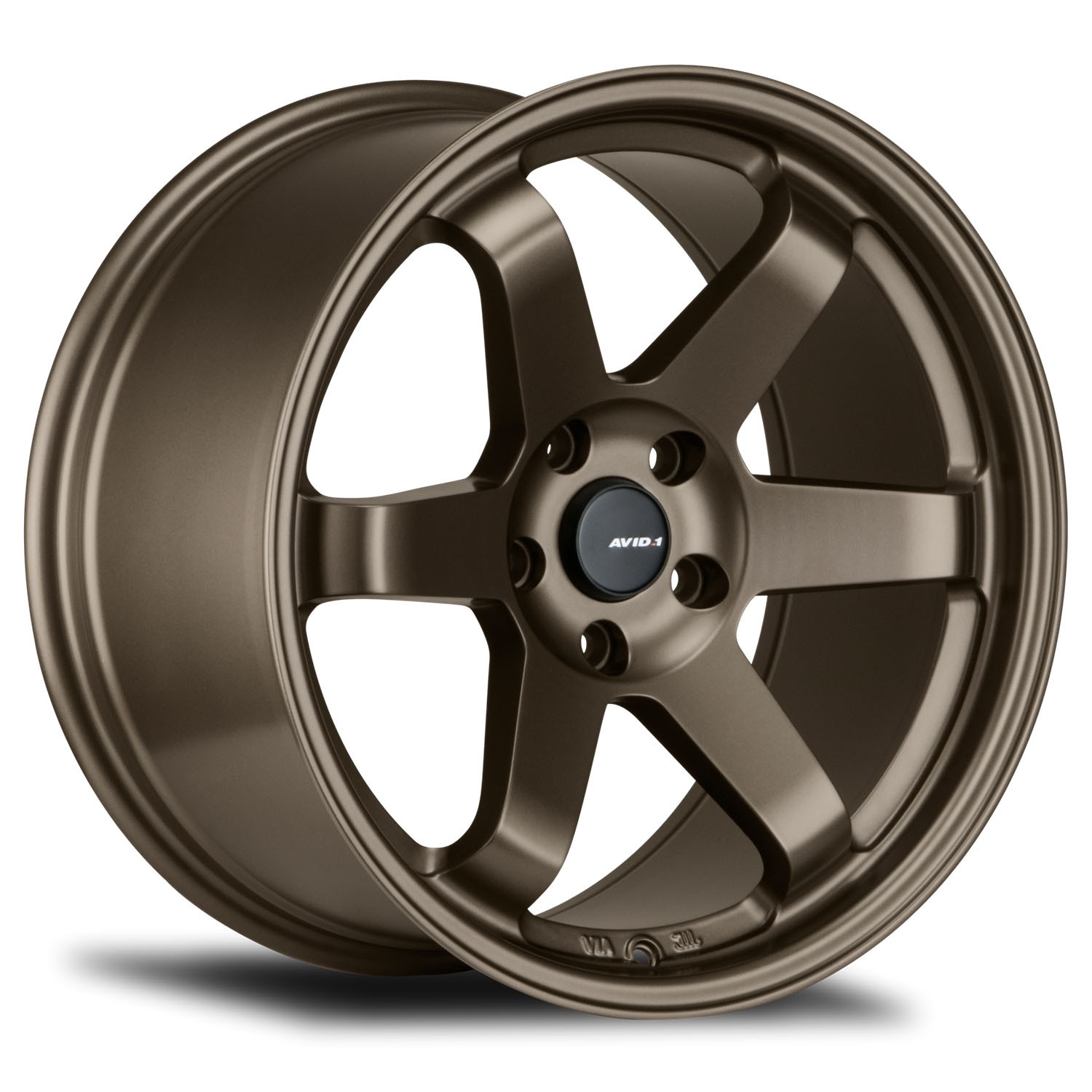 avid-1 av06 4h 100 17インチ 8j 6スポーク！ Avid 1 Wheels AV-06 Bronze 17x8 4x100 et35 cb73.1