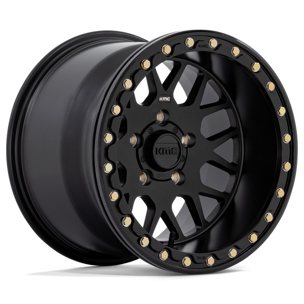 KMC Powersports Wheels KS235 14X7 4X137 S-BLK 10MM