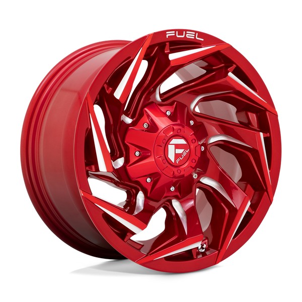 Fuel 1PC Wheels REACTION CANDY RED MILLED 20x10 8x180 et-18