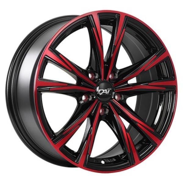 ORACLE Gloss Black - Machined Face - Red Face 16x7 5X114.3 et40 cb67.1