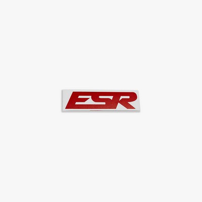 ESR Wheels SMALL DECALS RED 1 QTY = 2 PIECES 5.25'X1.5'